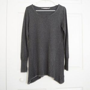 Athleta gray knit sweater tunic